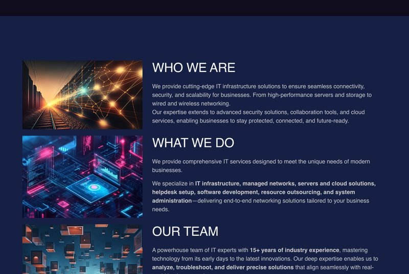 Screenshot of the navtech.com.pk homepage
